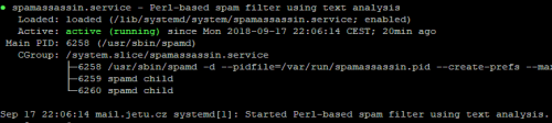 Filtrování SPAMu: Spamassassin pro Postfix na Linux Debian 8